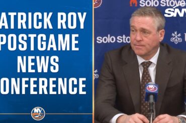 Patrick Roy encouraged by another solid Islanders' performance in their win over Columbus | SNY