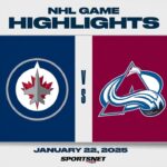 NHL Highlights | Jets vs. Avalanche - January 22, 2025