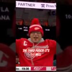 Ben Chiarot with a laser shot to tie the game 1-1 30 seconds in the 3rd period 😱🐙 #LGRW #RedWings