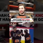 Noah Cates on Game Winning Goal 🤣