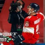 Jonathan Huberdeau tallies hat trick in losing effort