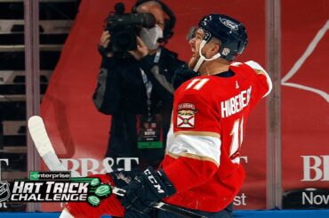 Jonathan Huberdeau tallies hat trick in losing effort