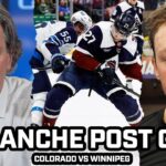 Jared Bednar & Cale Makar FRUSTRATED After Avs OT Loss vs Winnipeg
