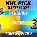 Pittsburgh Penguins vs Anaheim Ducks January 23, 2025 NHL Picks and Predictions
