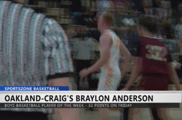 SportsZone Basketball Boys Player Of The Week - Oakland-Craig's Braylon Anderson