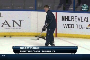 TJ Oshie vs Torey Krug round 2 Boston Bruins vs St. Louis Blues  2/6/14 NHL Hockey.