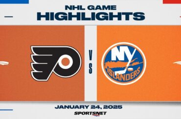 NHL Highlights | Flyers vs. Islanders - January 24, 2025