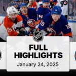 NHL Highlights | Flyers vs. Islanders | January 24, 2025