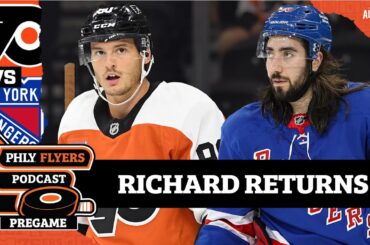 PHLY Flyers Pregame: Anthony Richard returns, Sam Ersson gets the start in net vs Rangers at MSG