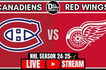 Montreal Canadiens vs Detroit Red Wings 🏒 NHL Game Score Play-by-Play - JAN 23, 2025