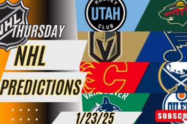 NHL Picks & Predictions Today 1/23/25 | NHL Picks Today 1/23/25 | Best NHL Bets