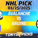 Colorado Avalanche vs Boston Bruins 1/25/25 NHL Pick Prediction