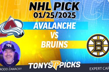 Colorado Avalanche vs Boston Bruins 1/25/25 NHL Pick Prediction