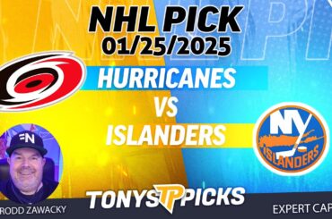 Carolina Hurricanes vs New York Islanders 1/25/25 NHL Pick Prediction