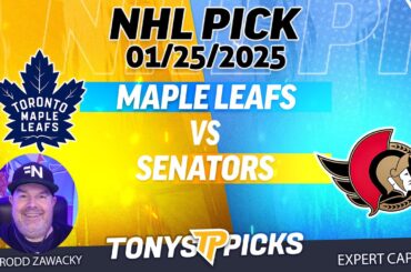 Toronto Maple Leafs vs Ottawa Senators  1/25/25 NHL Pick Prediction