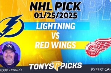 Tampa Bay Lightning vs Detroit Red Wings 1/25/25 NHL Pick Prediction