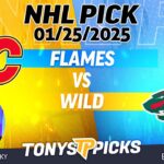 Calgary Flames vs Minnesota Wild 1/25/25 NHL Pick Prediction