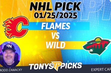 Calgary Flames vs Minnesota Wild 1/25/25 NHL Pick Prediction