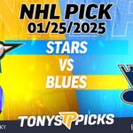 Dallas Stars vs St Louis Blues 1/25/25 NHL Pick Prediction