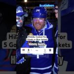 Nobody was feeling Hildeby tonight. Not ​⁠Papi, not ​⁠Kurtis, not ​⁠@noteriknagy #leafs #nhl