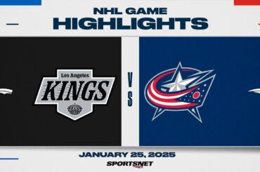 NHL Highlights | Kings vs. Blue Jackets - January 25, 2025