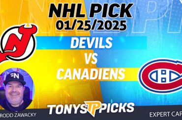 New Jersey Devils vs Montreal Canadiens 1/25/25 NHL Pick Prediction