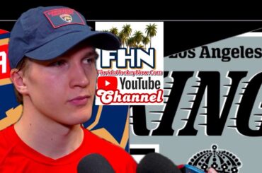Anton Lundell, Panthers Postgame: Florida loses to Kings Late in LA
