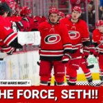 Jarvis & Canes Use the Force to Win 7-4 on Star Wars Night | Carolina Hurricanes Podcast