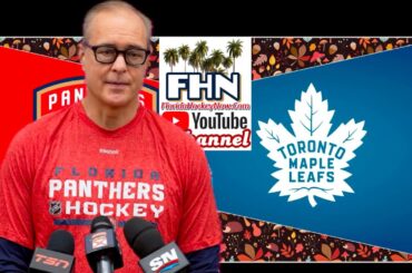 Paul Maurice, Florida Panthers Morning Skate vs. Toronto Maple Leafs
