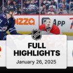 NHL Highlights | Flames vs. Jets - January 26, 2025