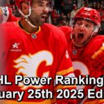 NHL Power Rankings, January 25th 2025 Edition