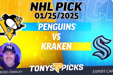 Pittsburgh Penguins vs Seattle Kraken 1/25/25 NHL Pick Prediction