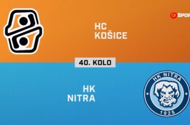 40. kolo: HC Košice – HK Nitra 3:2 (HIGHLIGHTY)