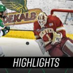 North Dakota at Denver - Gm 1 NCHC Quarterfinals | Highlights | UND Hockey | 3/15/19