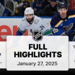 NHL Highlights | Canucks vs. Blues | January 27, 2025