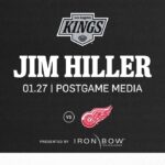 Head Coach Jim Hiller | 01.27 LA Kings fall to Detroit Red Wings