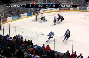 Hellberg Stops a Shot From Distance