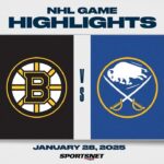 NHL Highlights | Sabres vs. Bruins - January 28, 2025