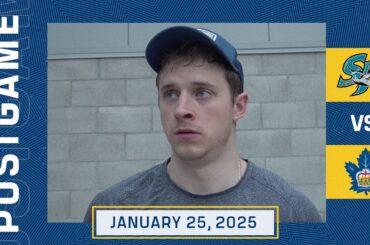 Toronto Marlies Media Availability | Postgame at San Jose Barracudas | January 25, 2025