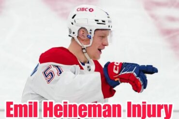 "Canadiens Rookie Emil Heineman STRUCK by Car?! 😱🚨 Shocking Injury Update! 🏒"