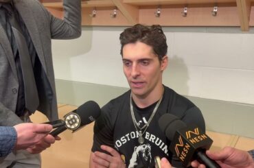 Vinni Lettieri Boston Bruins Postgame Media Scrum!!! 01/18/2025
