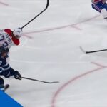 Tyler Toffoli Drags & Fires Puck Past Connor Hellebuyck For Sweet Shorthanded Goal