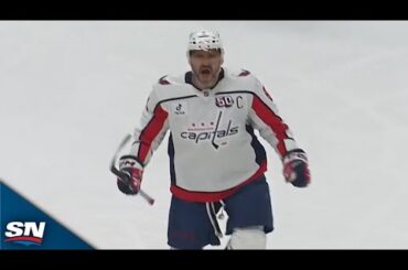 Capitals' Alexander Ovechkin Wires Home Career Goal No. 876