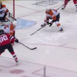 Ondrej Palat scores a powerplay goal against the Philadelphia Flyers