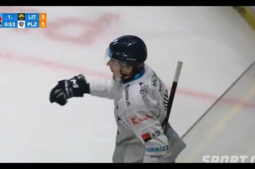 Kristiāns Rubīns Goal vs HC Verva Litvinov 28.01.2025 | Tipsport Extraliga