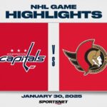 NHL Highlights | Capitals vs. Senators - January 30, 2025