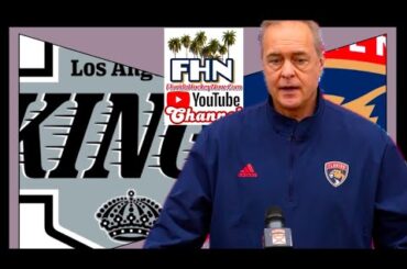 Paul Maurice, Panthers Pregame: Kulikov Gets No. 1000, LA Kings at Florida