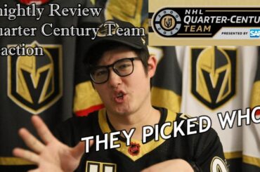 Vegas Golden Knights Quarter Century Team Reaction