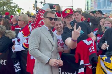 NJ Devils Timo Meier Red Carpet Arrival #njdevils