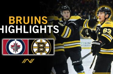 Bruins Highlights: Boston Battle Winnipeg To End January